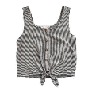 Caution To The Wind Ribbed Knotted Tank